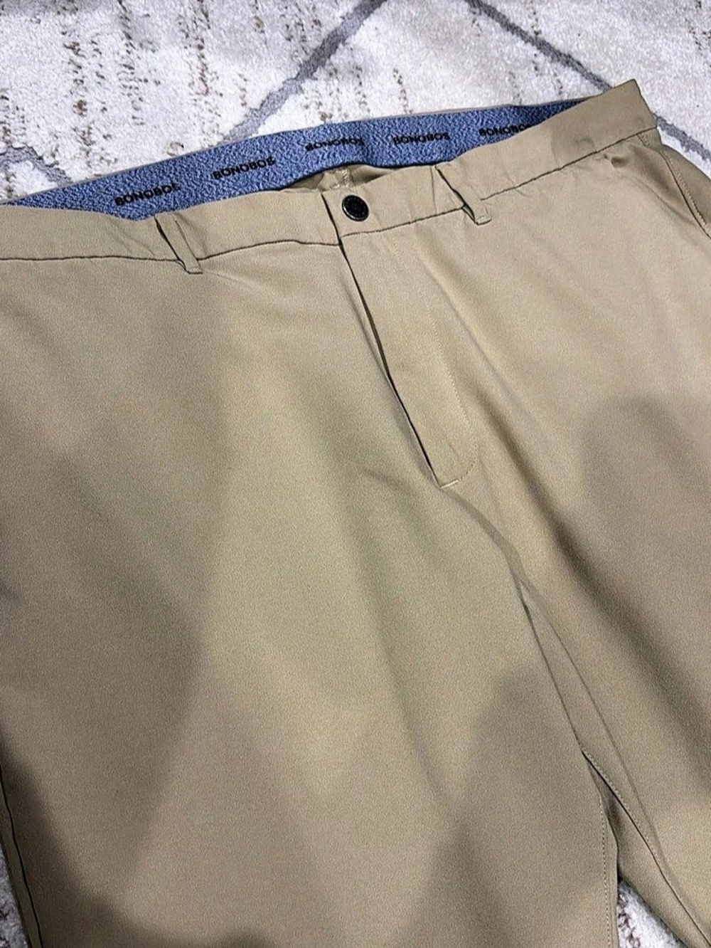 Bonobos Golf Slim Fit Pants Men's Khaki 40 X 30 Performance Stretch Athletic